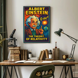 Albert Einstein The Theory Of Poster
