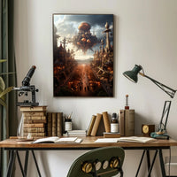 The Floating Cityscape Poster