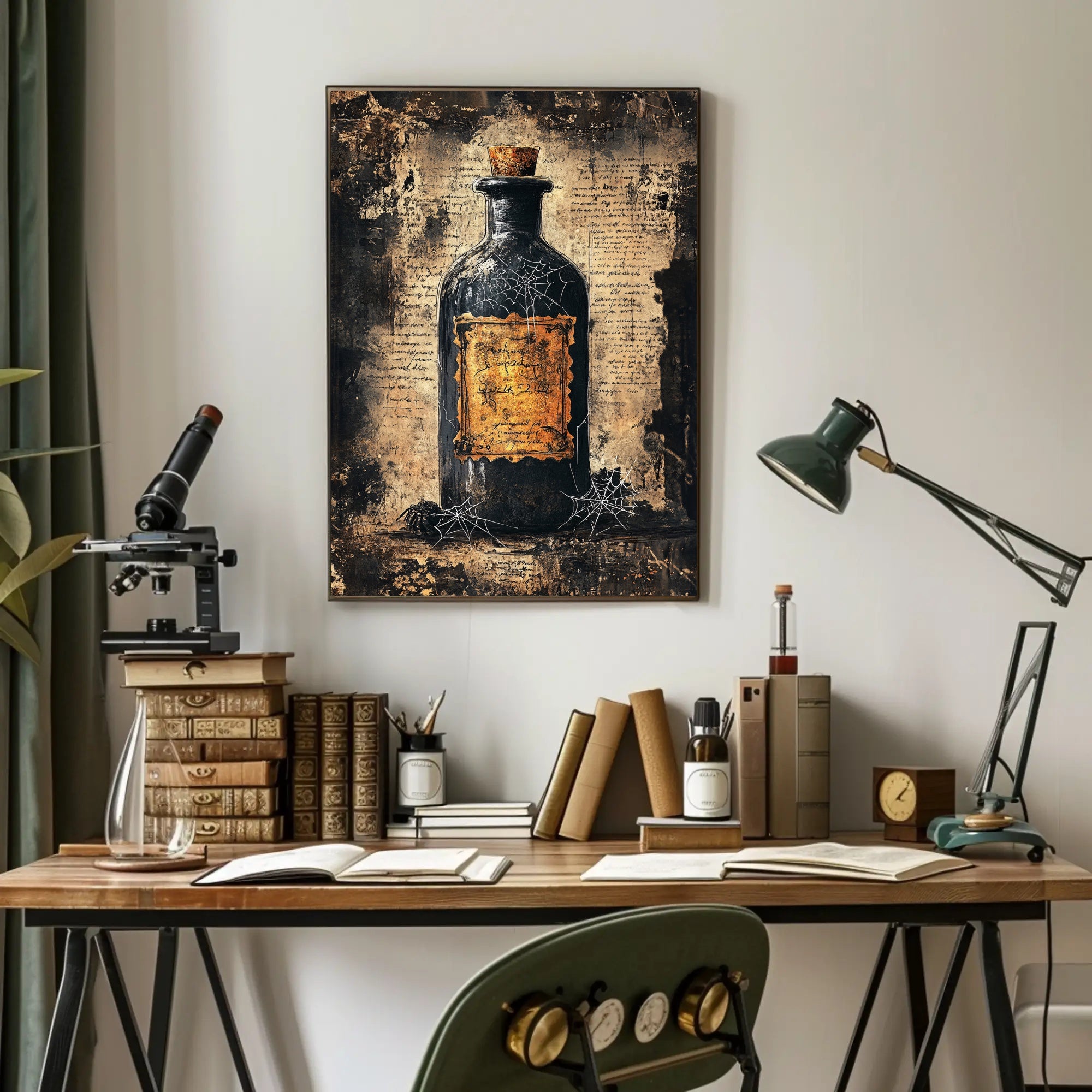 Vintage Potion Bottle Vintage Poster