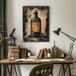 Vintage Potion Bottle Vintage Poster