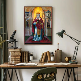 Iconic Religious Figure Poster