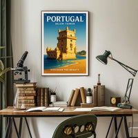 Discover the Beauty of Belém Tower Poster PosterGoat