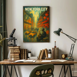 New York City Jazz Vibes Poster