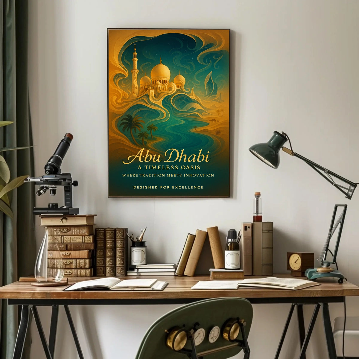 Abu Dhabi Dreamscape Poster