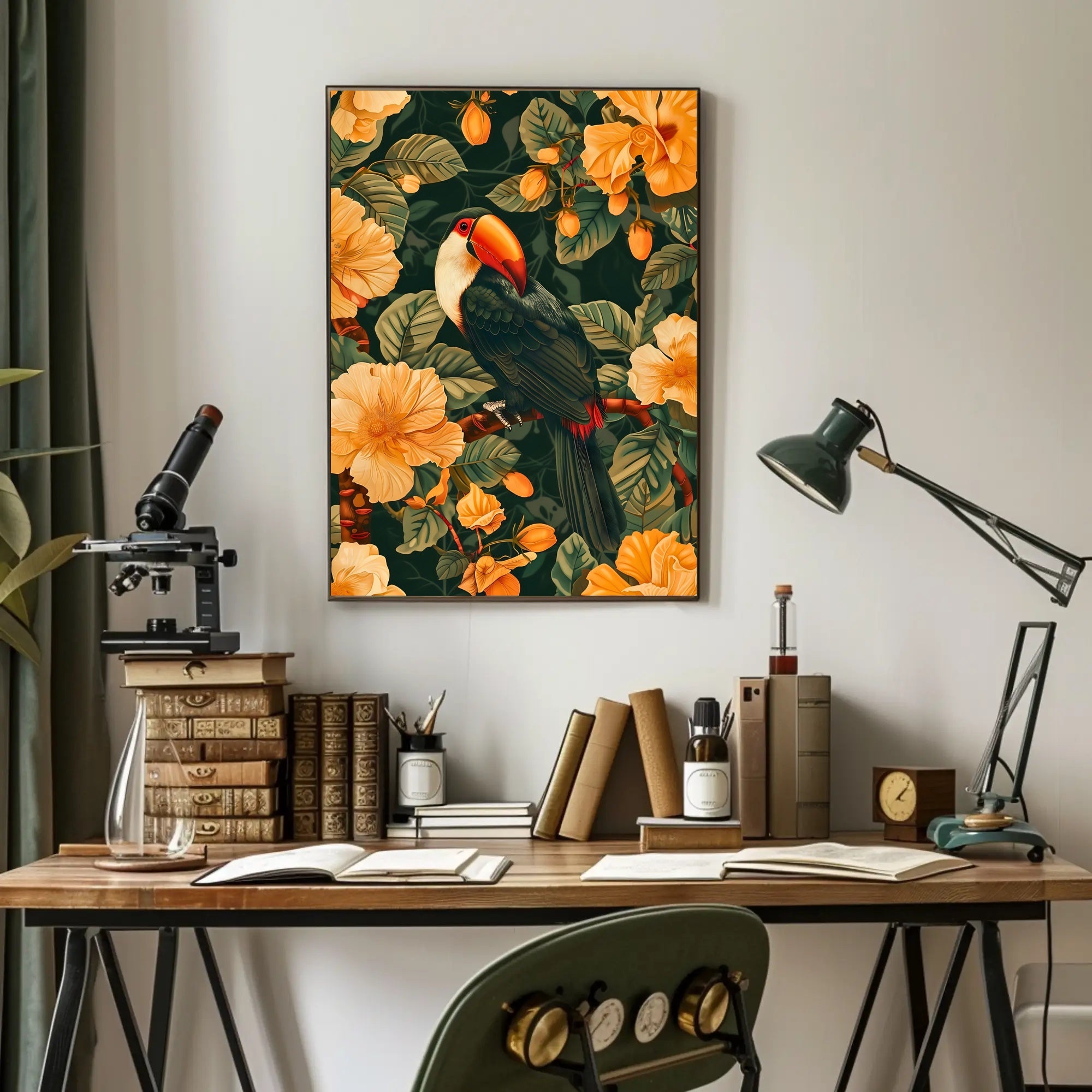 Tropical Elegance Wall Art Print for Decor