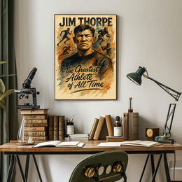 Jim Thorpe Legendary Athlete Tribute Jim Thorpe Poster