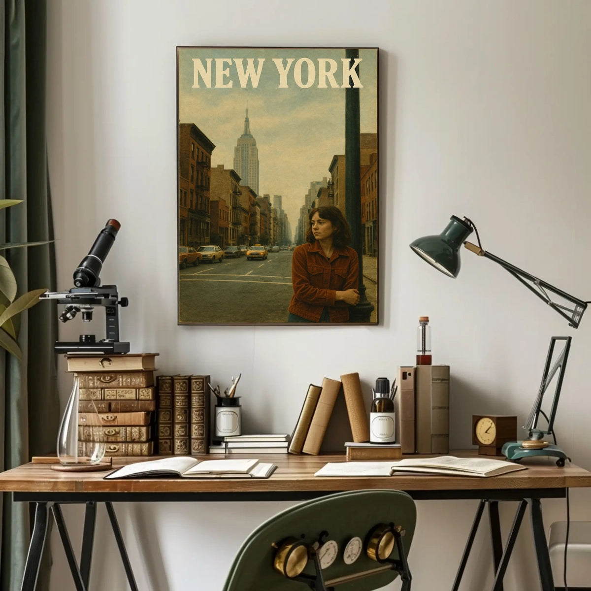New York Street Scene Poster
