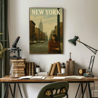 New York Street Scene Poster