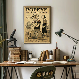 Popeye Sets Sail 1929 Poster
