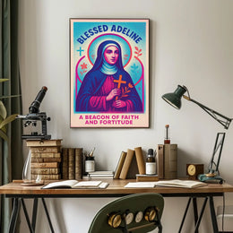 Blessed Adeline A Beacon Of Faith Poster