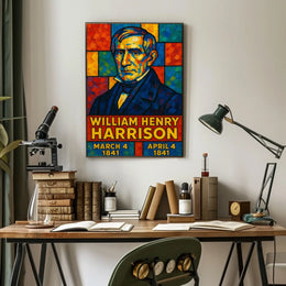William Henry Harrison 9th President Poster