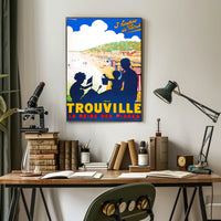 Trouville La Reine Des Plages Poster