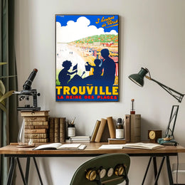 Trouville La Reine Des Plages Poster