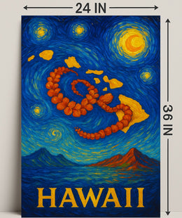 Hawaii A Starry Tribute Poster PosterGoat