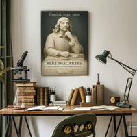 René Descartes The Father of Modern Philosophy Poster