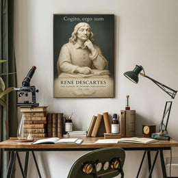 René Descartes The Father of Modern Philosophy Poster