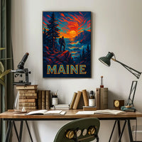 Maine Adventure Poster