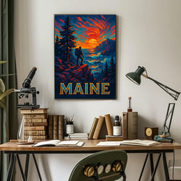 Maine Adventure Poster