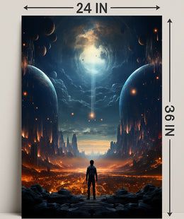 Journey To The Cosmic Abyss Poster
