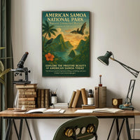 American Samoa National Park Natural Haven Poster