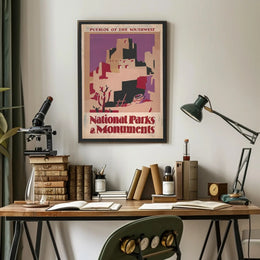 Pueblos of the Southwest Poster PosterGoat
