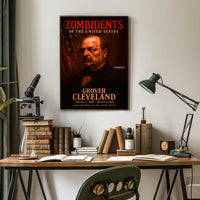 Grover Cleveland 22nd President of the United States Zombidents Poster Series