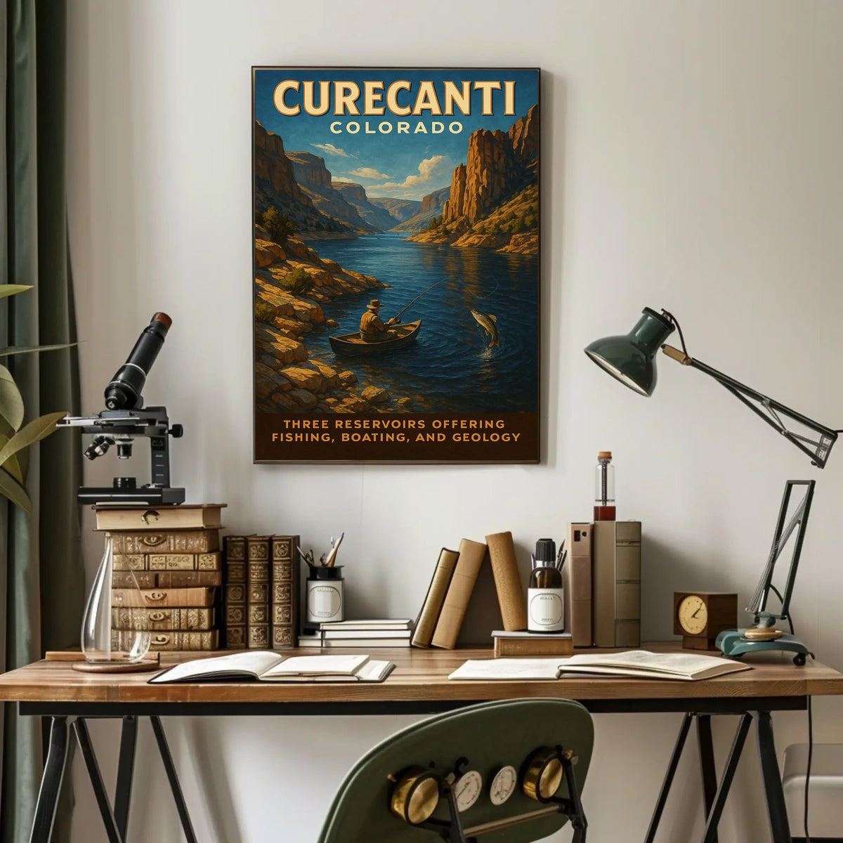 Curecanti Colorado Adventure Poster