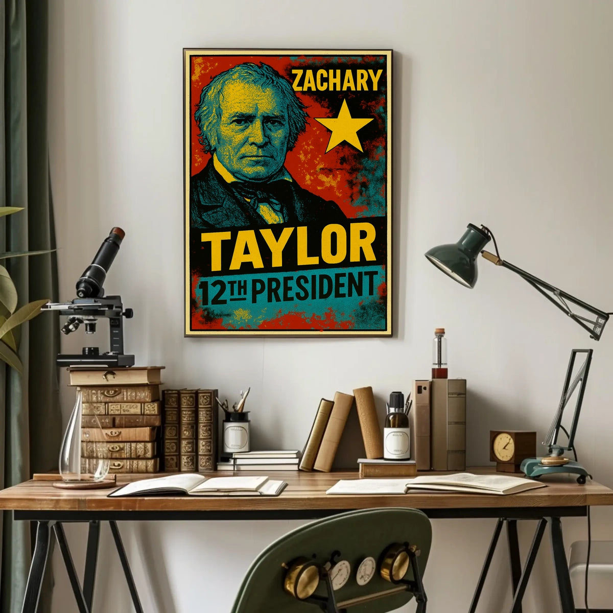 Zachary Taylor 12th President of the United States Graffiti Pop Art Poster