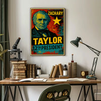 Zachary Taylor 12th President of the United States Graffiti Pop Art Poster