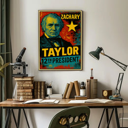 Zachary Taylor 12th President of the United States Graffiti Pop Art Poster