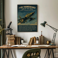 F-105 Thunderchief Icon Of The Skies Poster