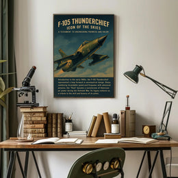 F-105 Thunderchief Icon Of The Skies Poster