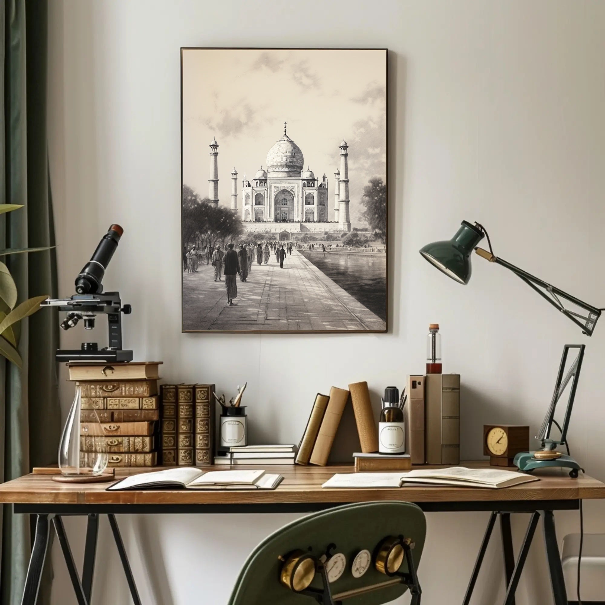 Timeless Beauty Of The Taj Mahal Poster
