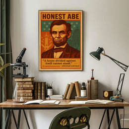 Abraham Lincoln "Honest Abe" Poster PosterGoat