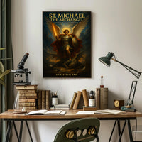St. Michael the Archangel A Celestial Epic Poster PosterGoat
