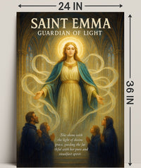 Saint Emma Guardian of Light Poster PosterGoat