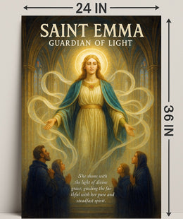 Saint Emma Guardian of Light Poster PosterGoat