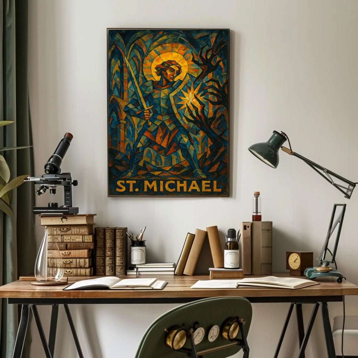 St. Michael Defender Of Light Poster