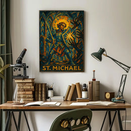 St. Michael Defender Of Light Poster