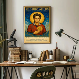 St. Carlo Acutis Patron of the Digital World Poster