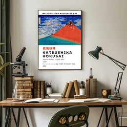 Katsushika Hokusai South Wind Clear Sky Poster