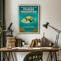 Discover the Charm of the Picasso Triggerfish Poster