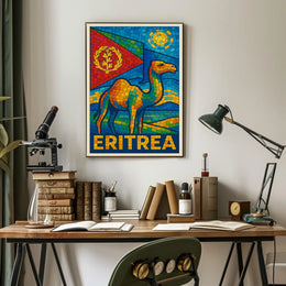 Eritrea Mosaic Art Poster