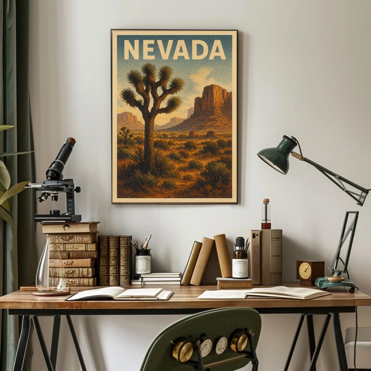 Nevada Desert Landscape Poster