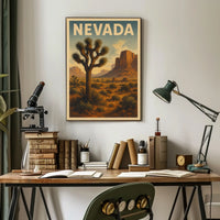 Nevada Desert Landscape Poster