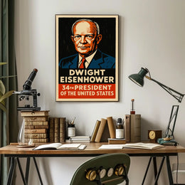 Dwight Eisenhower 34th President Poster