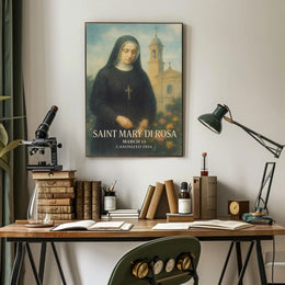 Saint Mary Di Rosa Poster