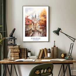 Autumn In Prague Poster