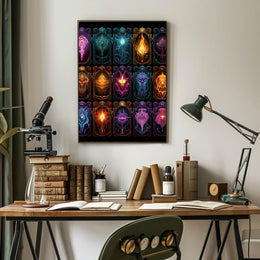 Elemental Symbols Poster