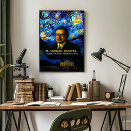 Herbert Hoover 31st President of the United States Presidential Masterpiece Series Poster